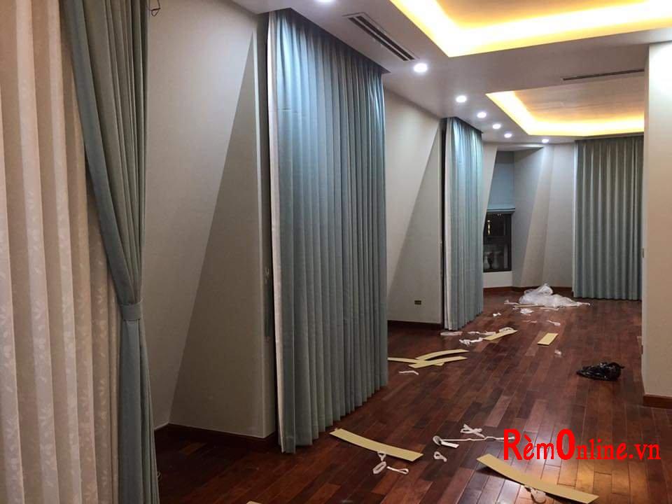 ở nhà nghỉ, khách sạn, sảnh lớn rèm vải được lựa chọn số 1
