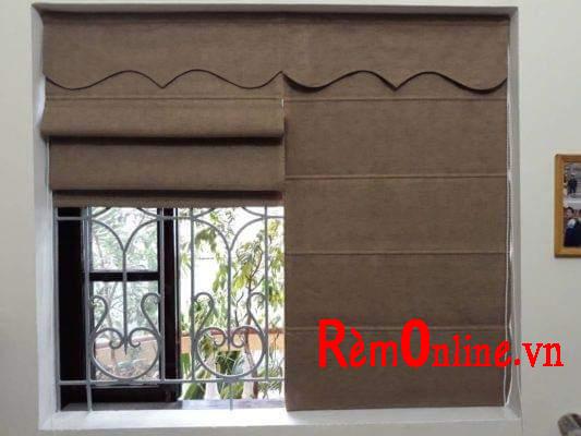 RÈM VẢI RÔ MAN VẢI 2 LỚP