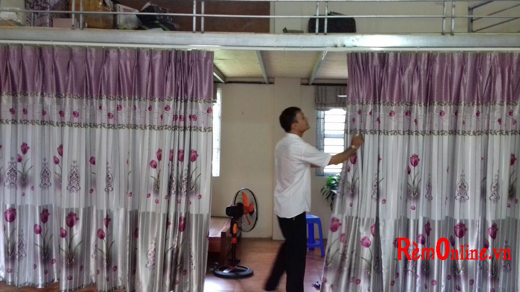 những cửa có chiều rộng dài thì chỉ có cách may xếp ly là phù hợp nhất