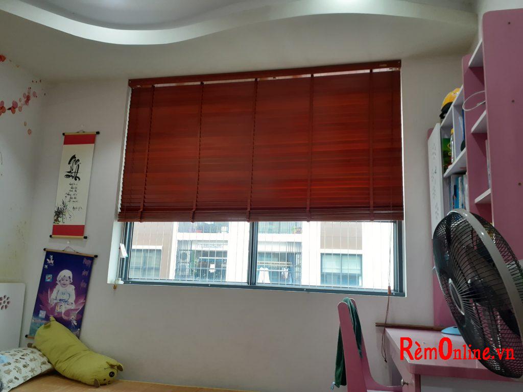 những nan gỗ sẽ tạo lên bộ rèm gỗ đẹp