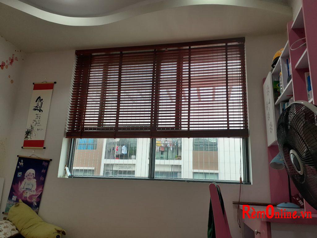 những nan gỗ sẽ tạo lên bộ rèm gỗ đẹp